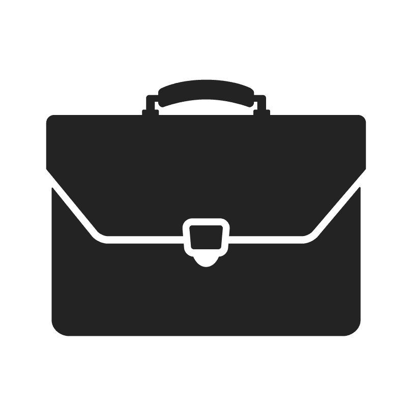 bankruptcy and litigation attorney briefcase icon