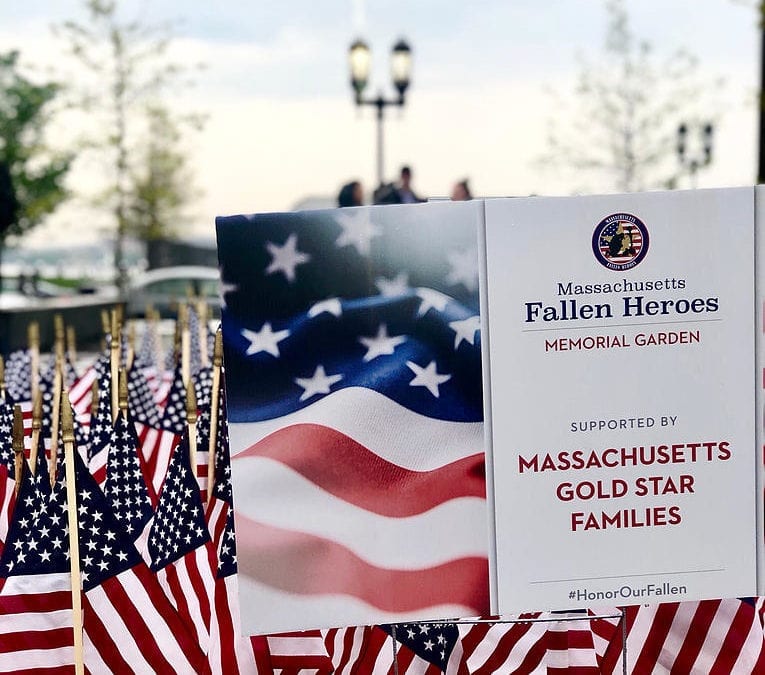 Thomas H. Curran Associates participates in Massachusetts Fallen Heroes Patriot Patio Flag Installation