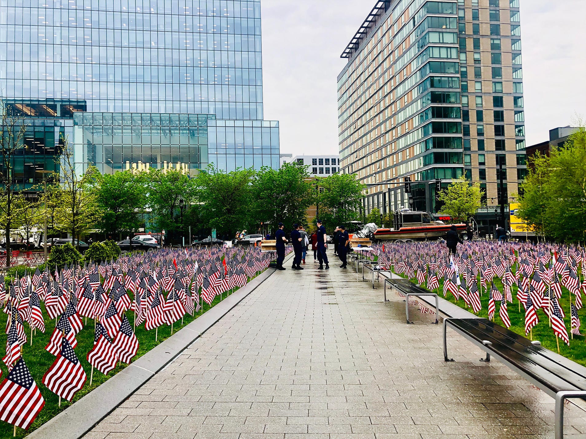 MFH Patriot Patio Flag Installation