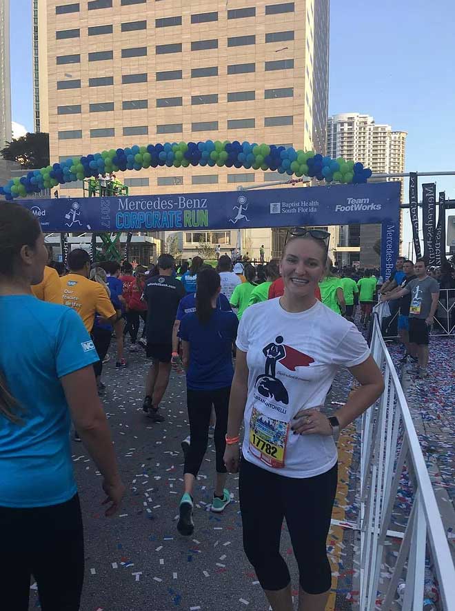 Thomas H. Curran Associates participates in Mercedes Benz Corporate Run in Miami, Florida 1 race