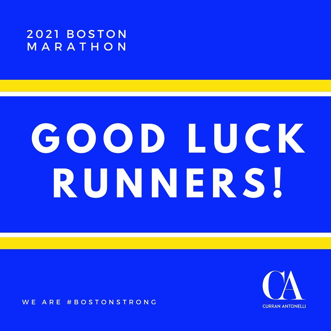 Happy #MarathonMonday! Good luck to everyone participating today in the 125th running of the Boston Marathon!