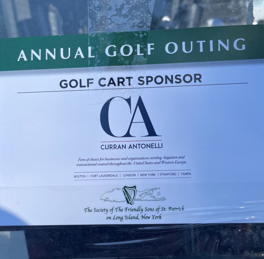 Thomas H. Curran Associates participates in The Society of The Friendly Sons of St. Patrick on Long Island's 31st Annual Golf Outing 5