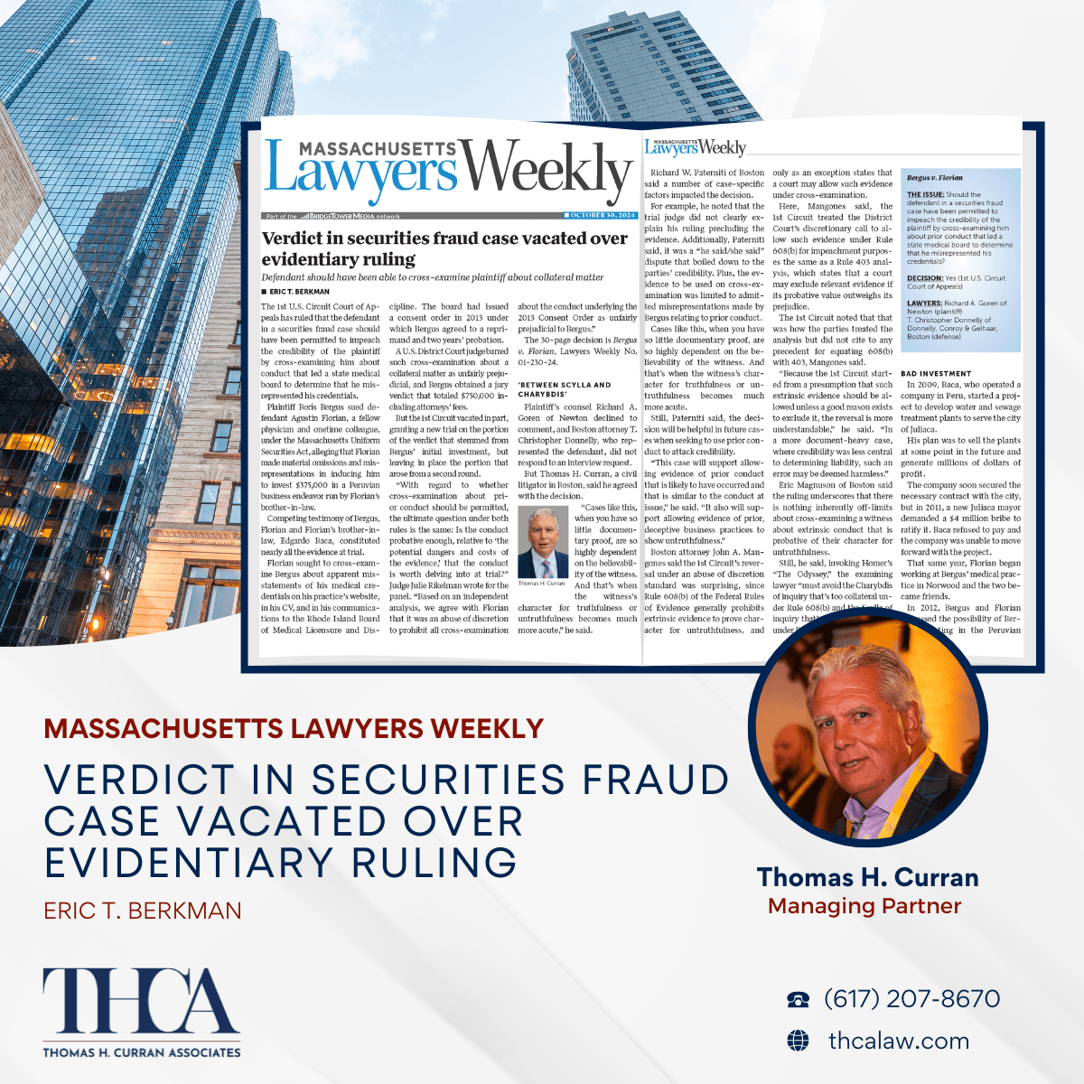 Blog 12 Verdict in securities fraud case vacated over evidentiary ruling