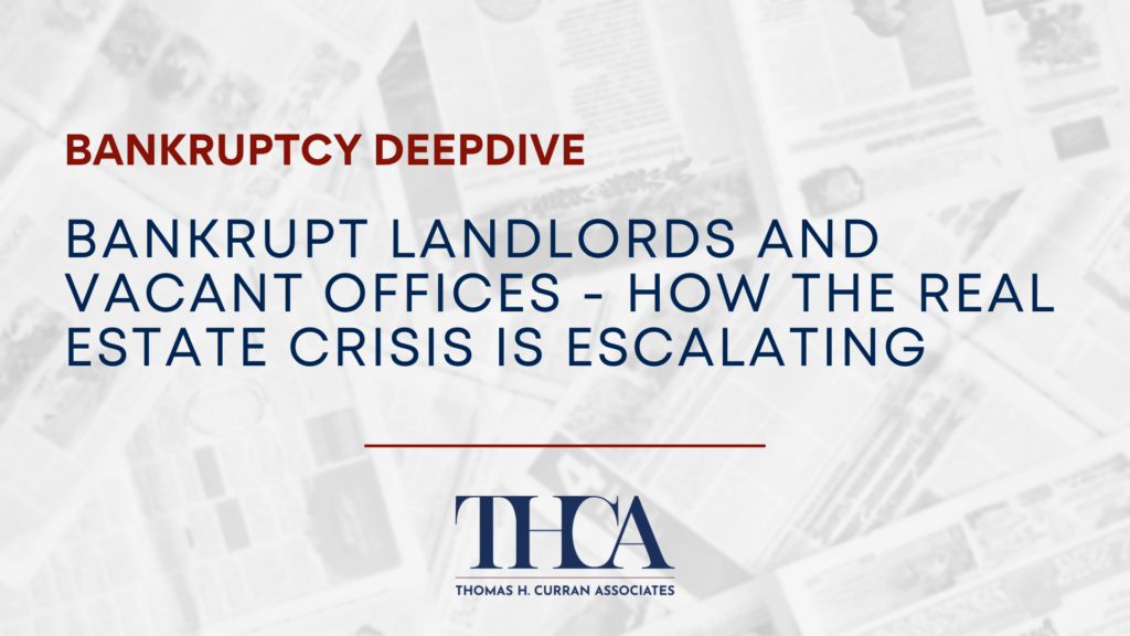 Bankrupt landlords and vacant offices - How the real estate crisis is escalating 13