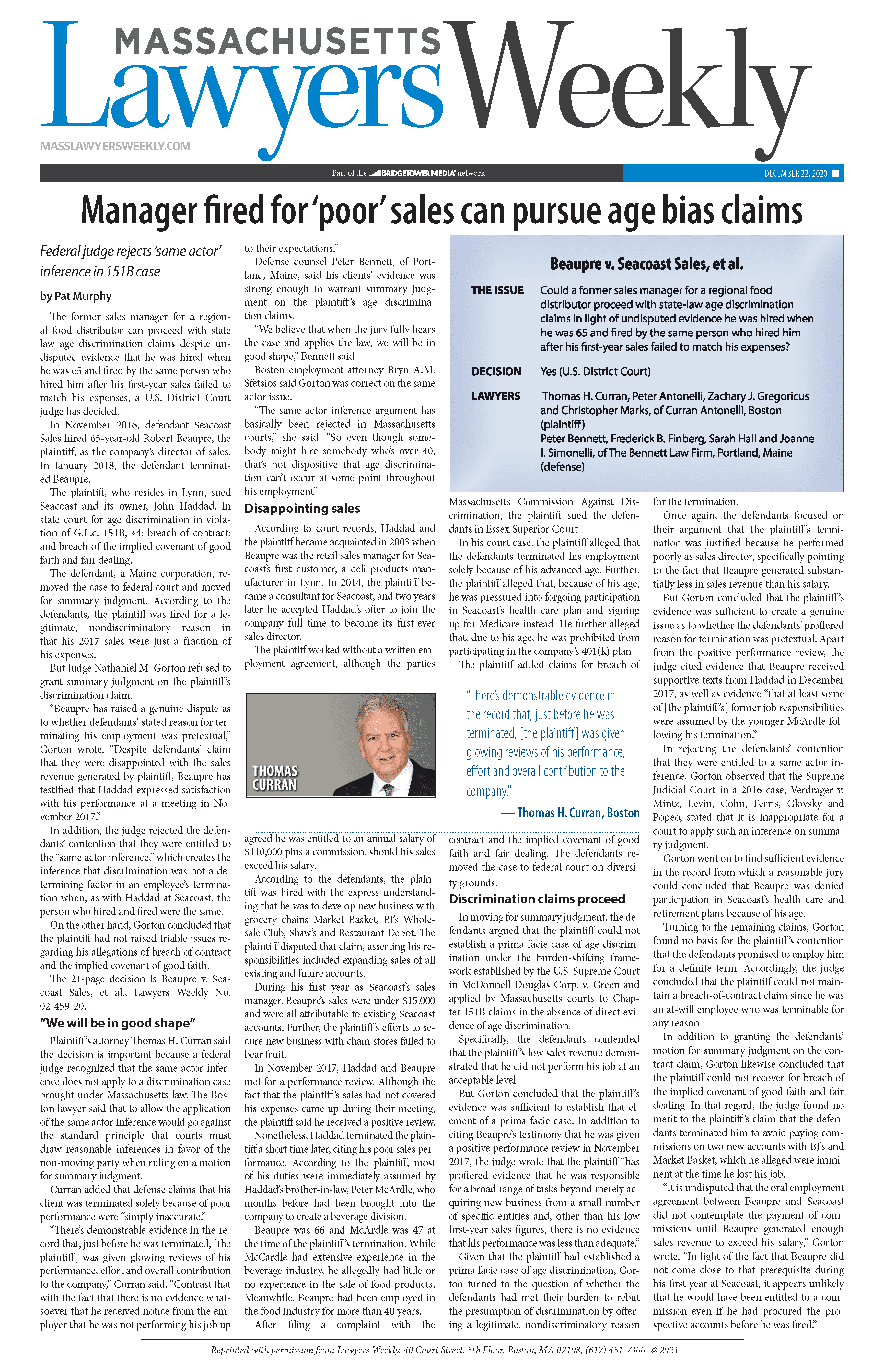 alt tagManager Fired for Poor Sales Can Pursue Age Bias Claims