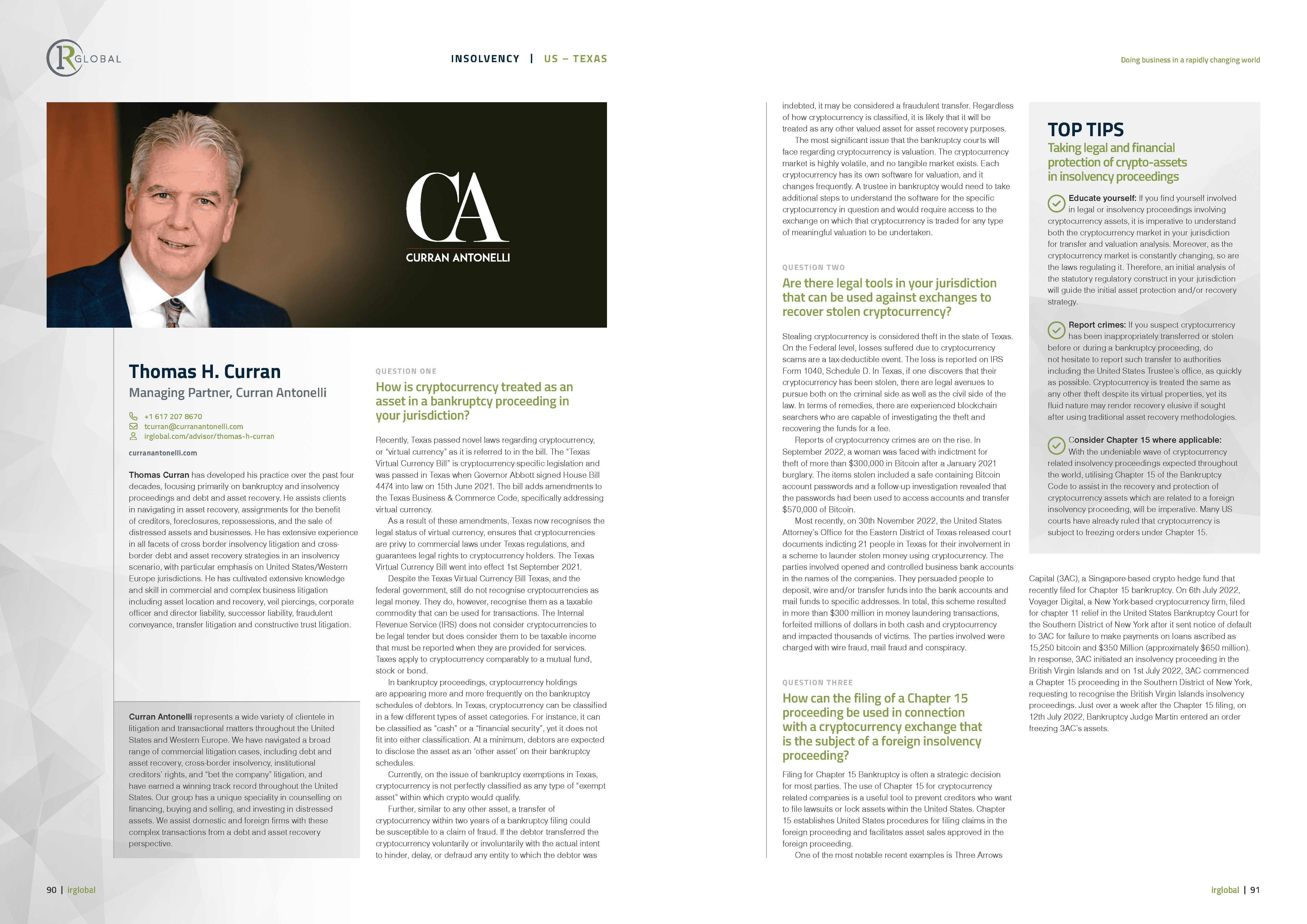 | Thomas H Curran Associates LLC