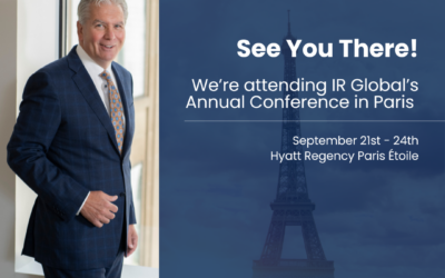 Thomas H. Curran Associates will attend IR Global’s Annual Conference in Paris as a Headline Sponsor