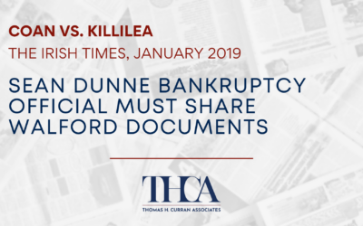 Sean Dunne bankruptcy official must share Walford documents