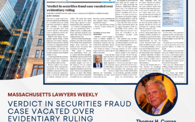 Verdict in securities fraud case vacated over evidentiary ruling