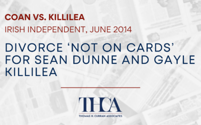 Divorce ‘not on cards’ for Sean Dunne and Gayle Killilea (June 2014)
